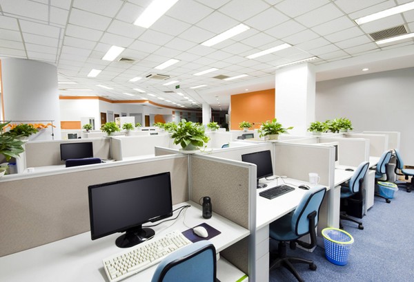 Many layout green office air conditioners and help create space for offices painted marine